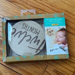 Wooden Monthly Photo Props